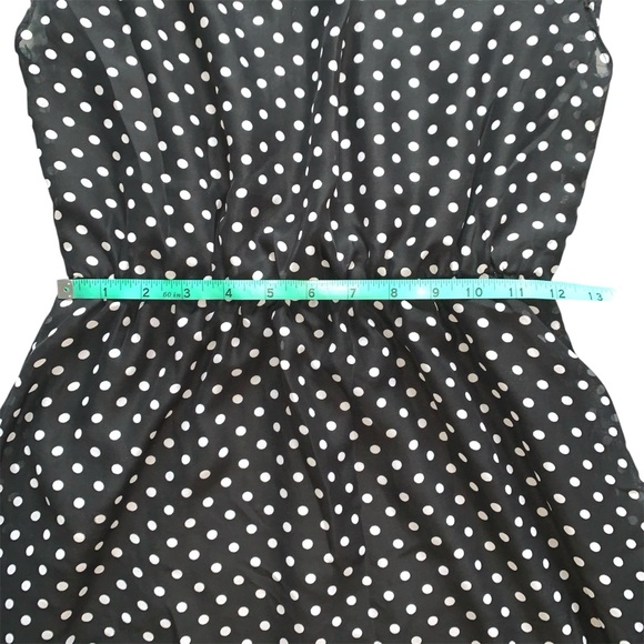 Maurices  black with white polkadot dress size small - Picture 4 of 7